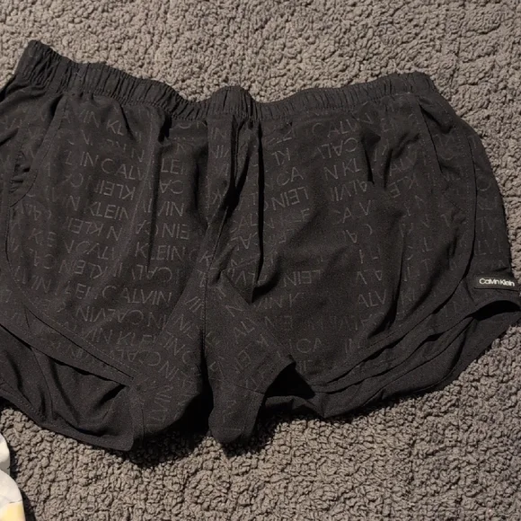 Calvin Klein Black and Abstract Shorts Trio - Picture 4 of 5